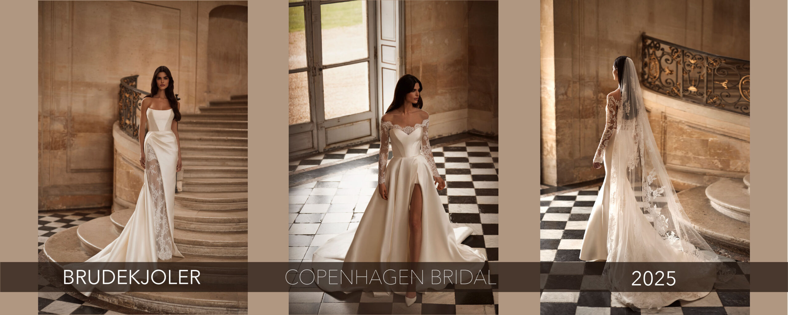 Brudekjoler 2025 nu landet hos Copenhagen Bridal.